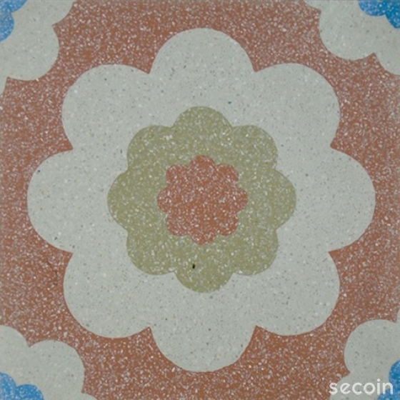 Encaustic terrazzo TE4-657